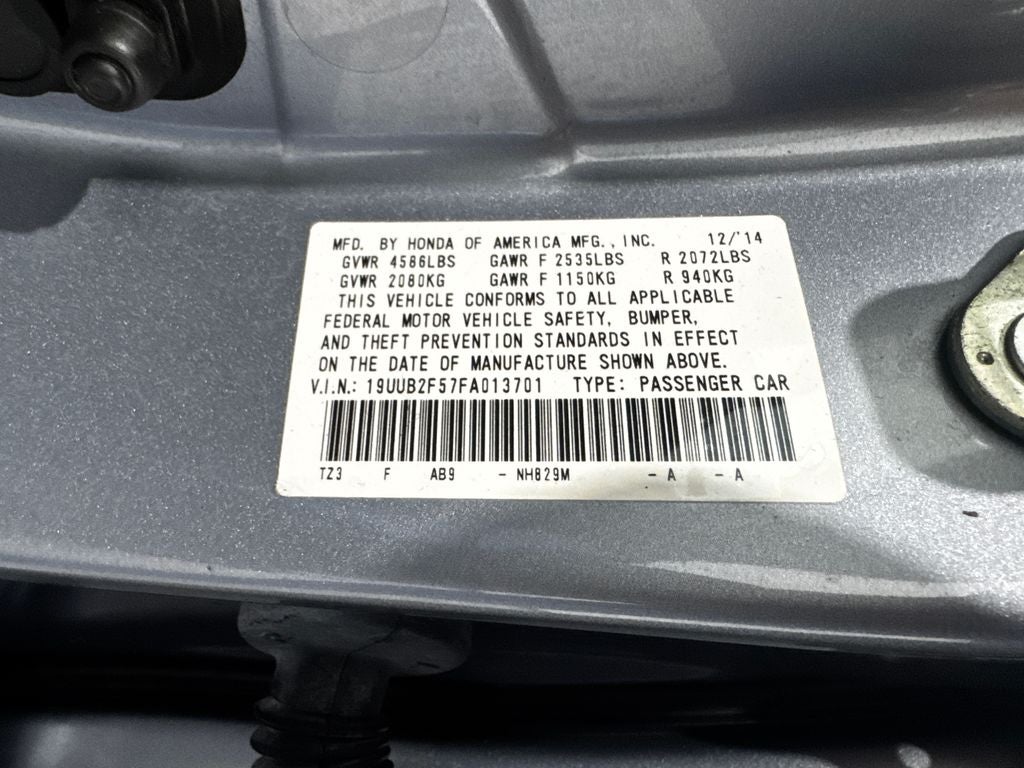 2015 Acura TLX V6 Tech
