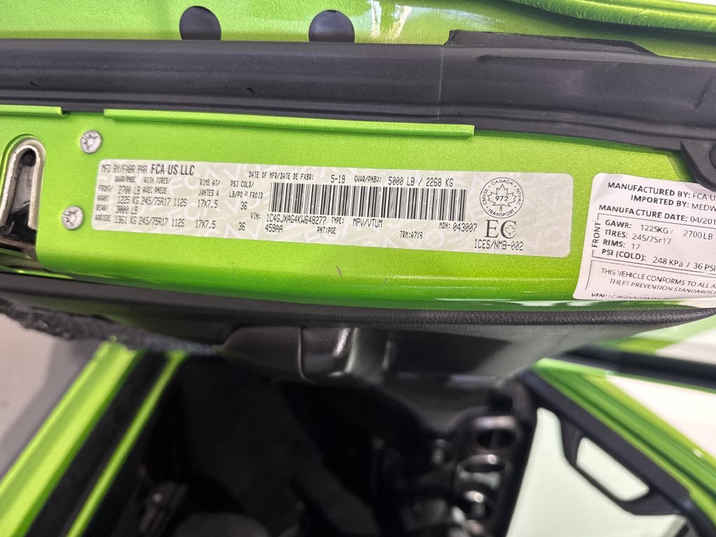 2019 Jeep Wrangler Sport S