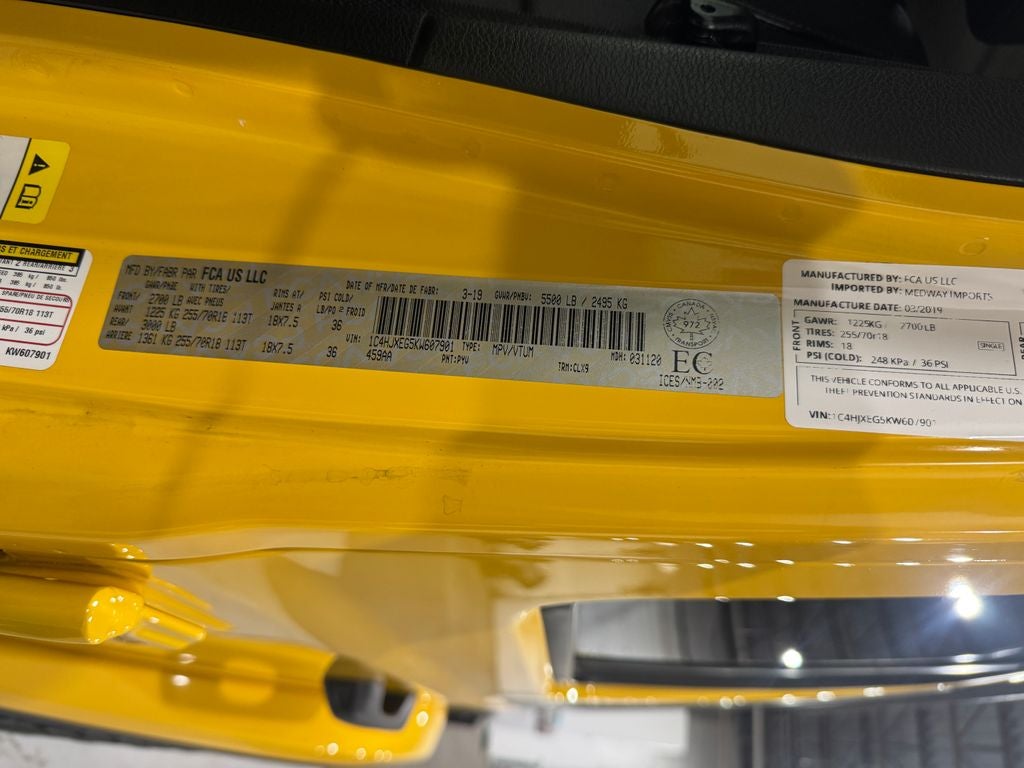 2019 Jeep Wrangler Unlimited Sahara