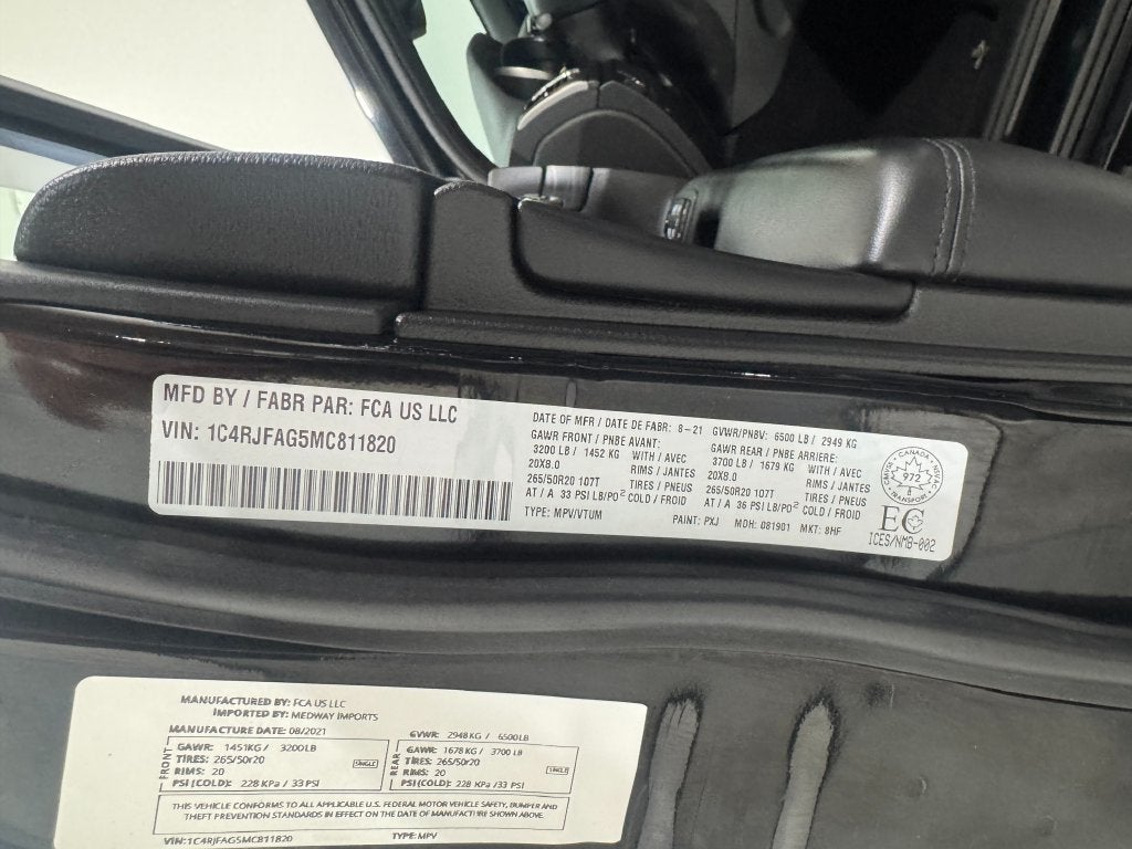 2021 Jeep Grand Cherokee Altitude