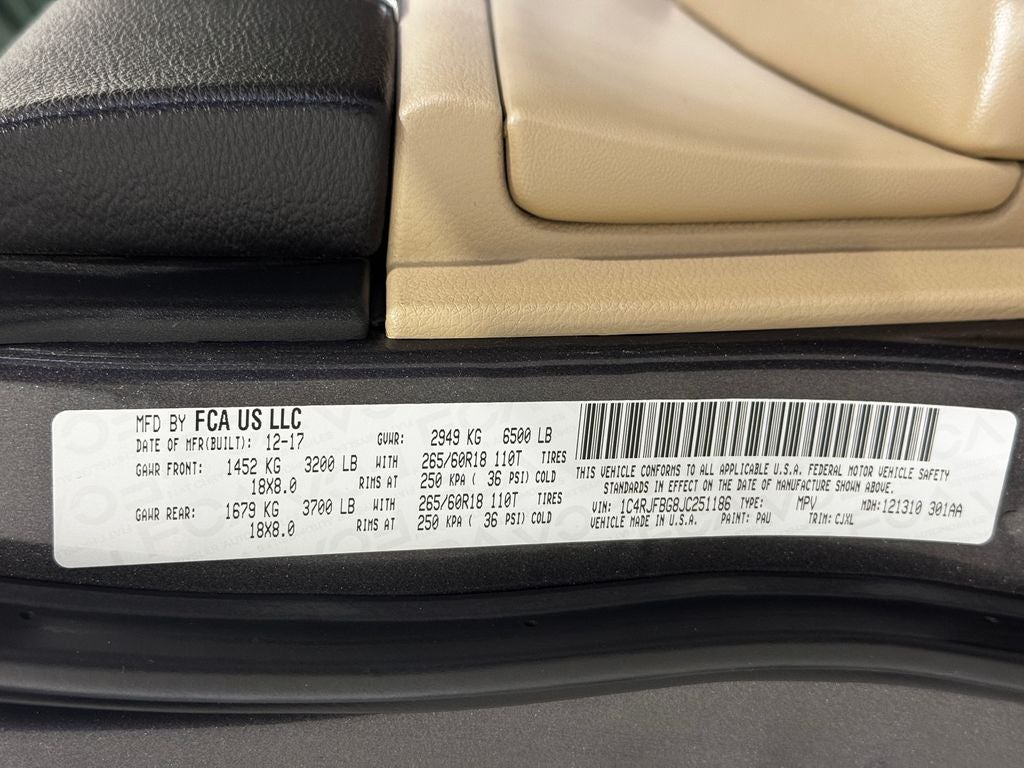 2018 Jeep Grand Cherokee Limited
