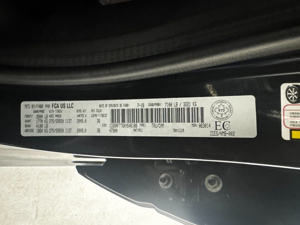 2019 RAM 1500 Rebel Sport