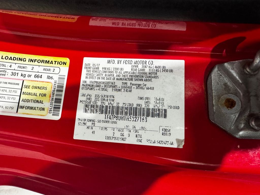 2017 Ford Mustang EcoBoost Premium