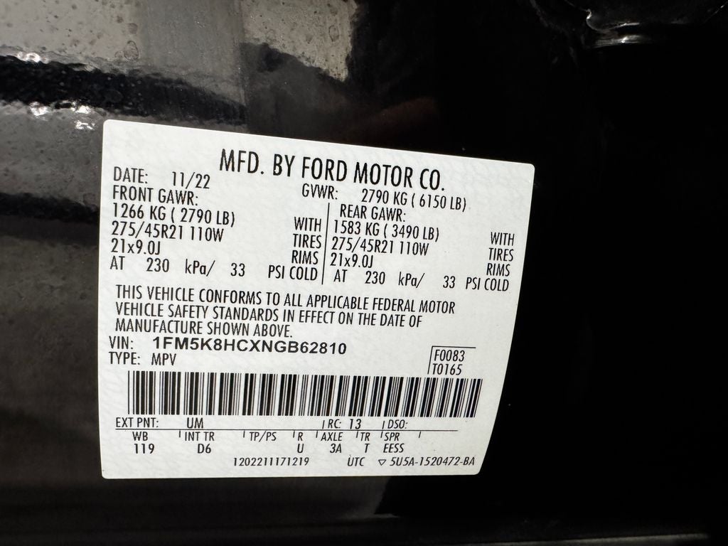2022 Ford Explorer Platinum