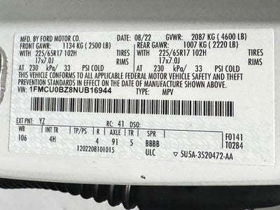 2022 Ford Escape Hybrid SE