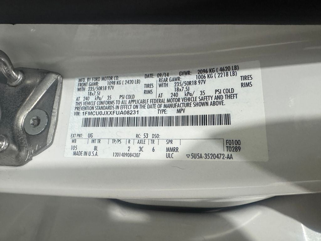 2015 Ford Escape Titanium