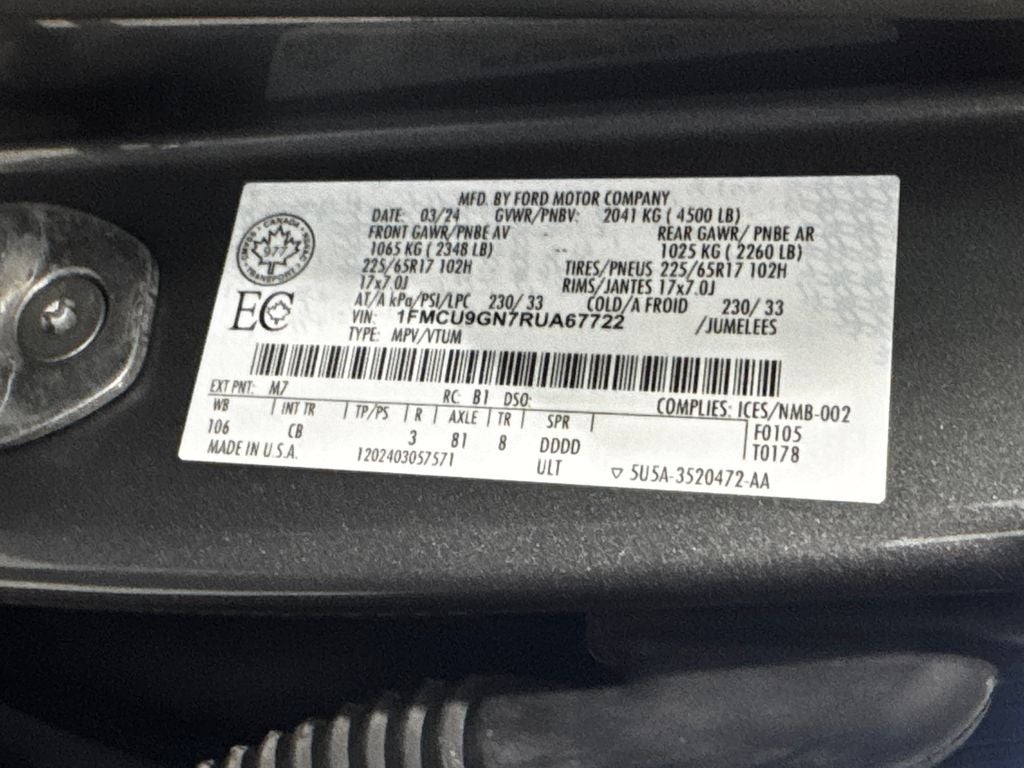 2024 Ford Escape Active