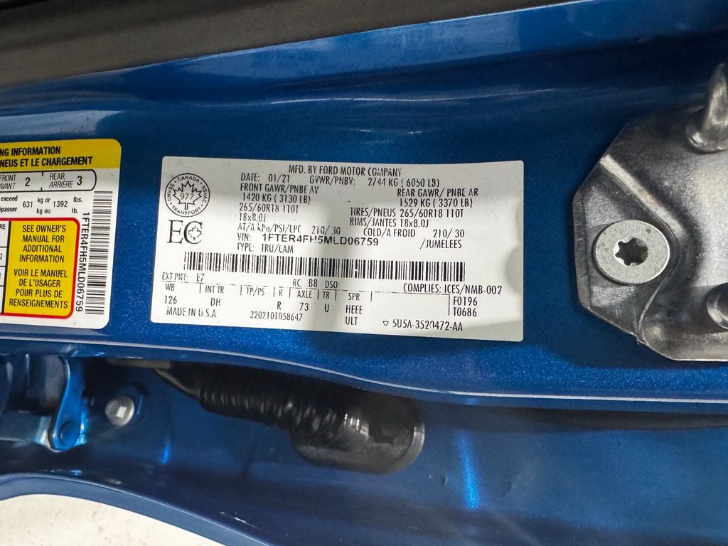 2021 Ford Ranger Lariat FX4 Off-Road