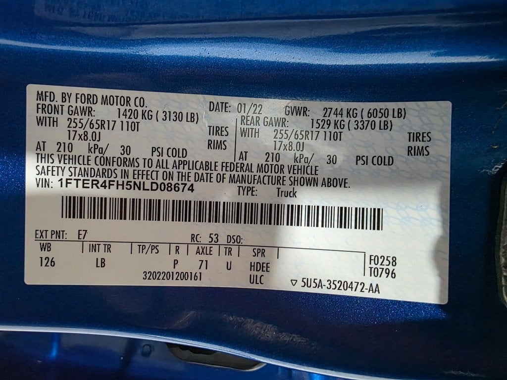 2022 Ford Ranger XLT