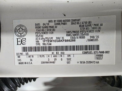 2019 Ford F-150 Limited