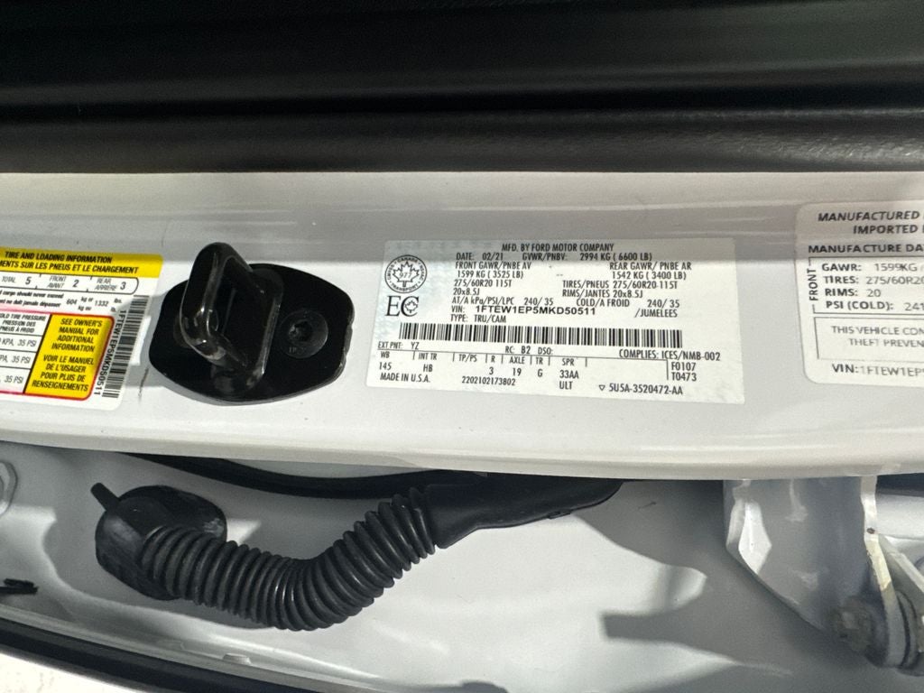 2021 Ford F-150 Lariat Sport