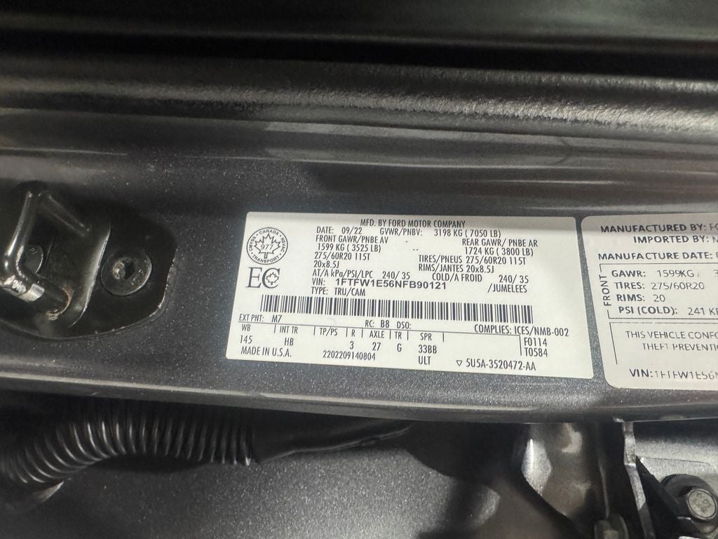 2022 Ford F-150 Lariat