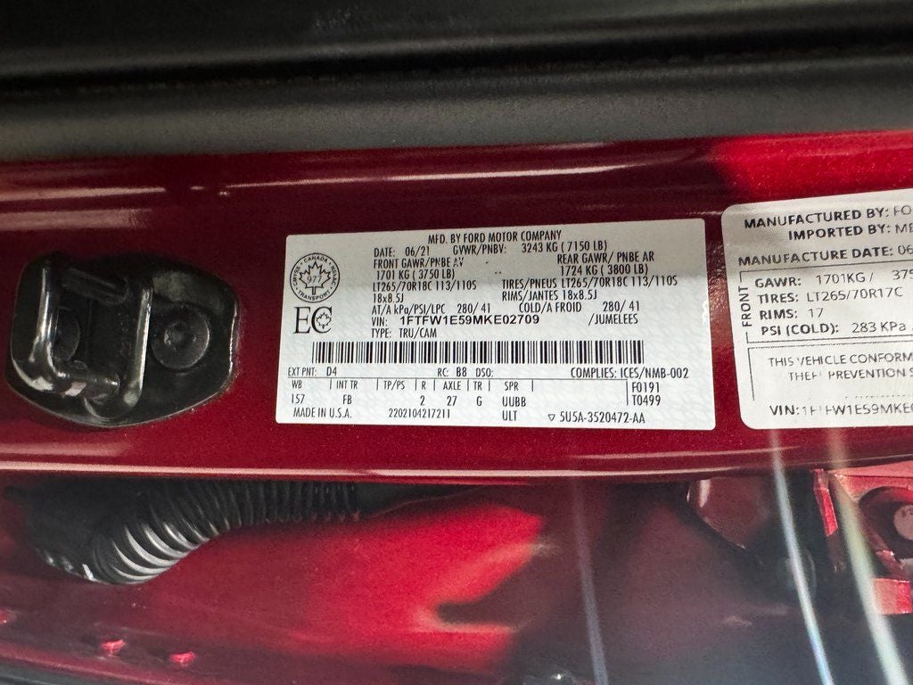 2021 Ford F-150 XLT Sport Package