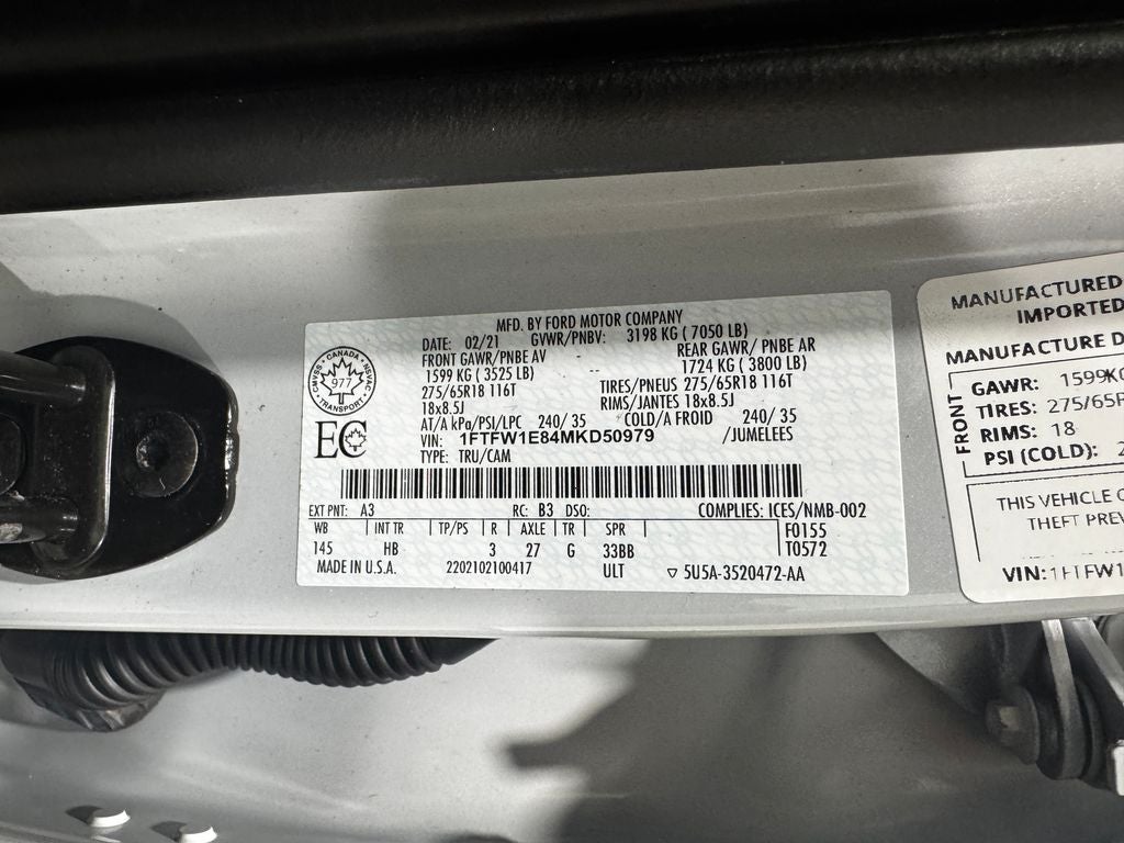 2021 Ford F-150 Lariat