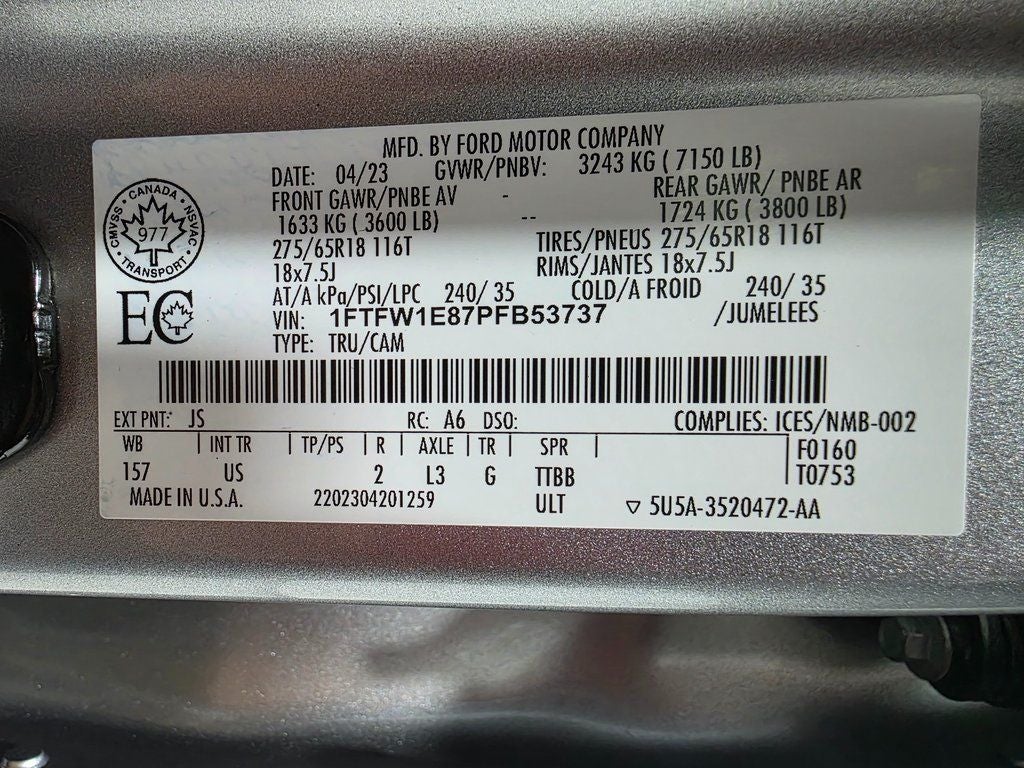 2023 Ford F-150 XLT FX4 Off-Road