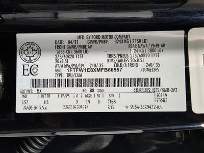 2021 Ford F-150 Lariat