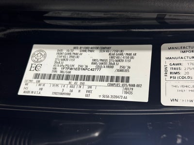 2022 Ford F-150 Lariat
