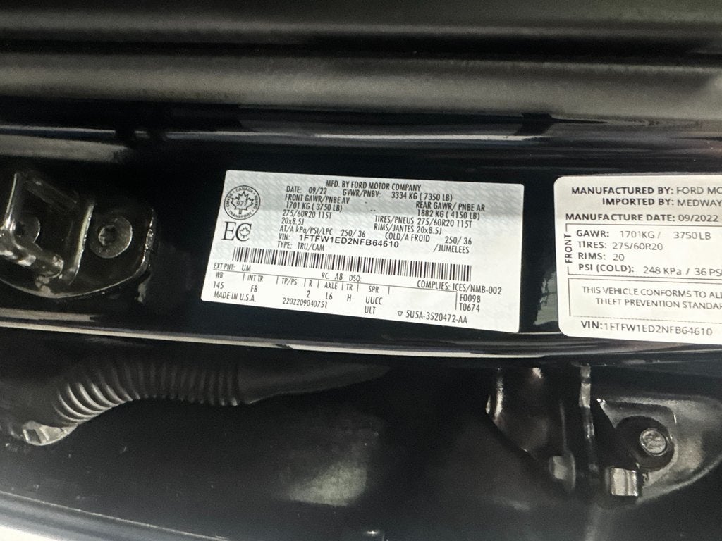 2022 Ford F-150 XLT Sport Package