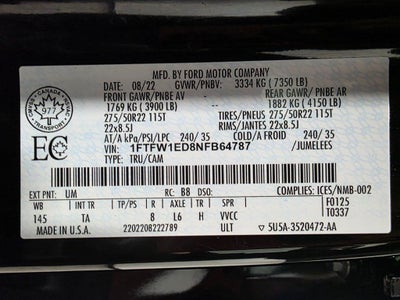 2022 Ford F-150 Limited