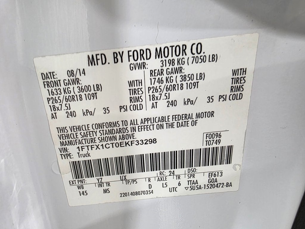 2014 Ford F-150 XLT