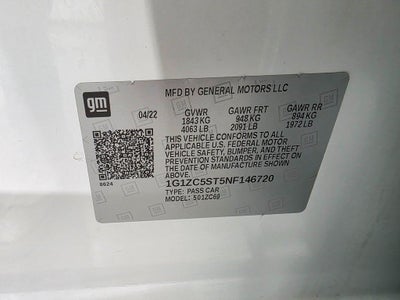 2022 Chevrolet Malibu LS 1FL