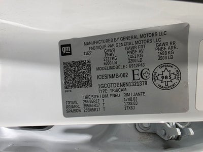 2022 Chevrolet Colorado Z71