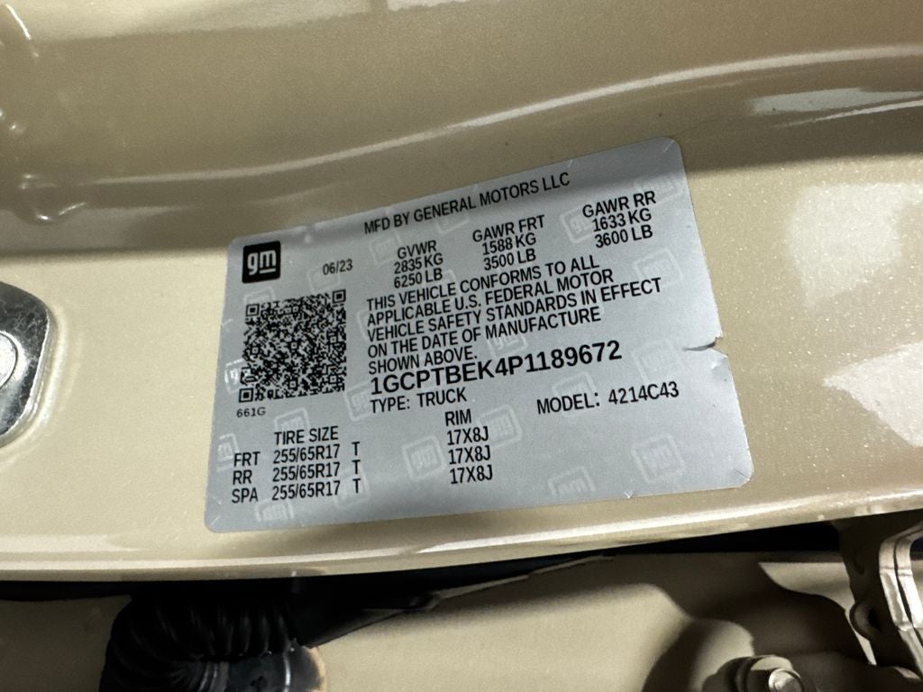 2023 Chevrolet Colorado Work Truck