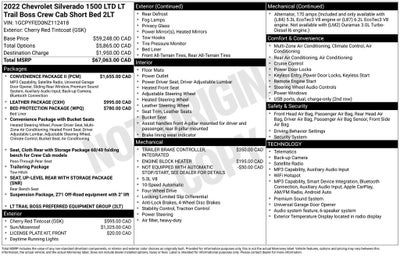 2022 Chevrolet Silverado 1500 LTD LT Trail Boss Z-71 OFF ROAD