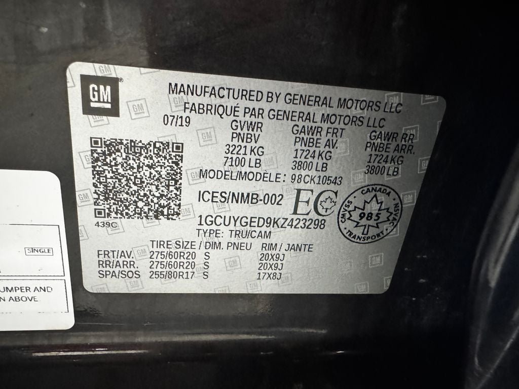 2019 Chevrolet Silverado 1500 LTZ Z71 Off-Road