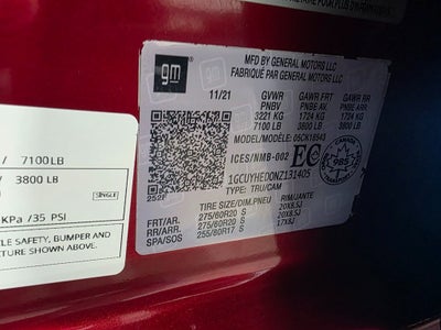 2022 Chevrolet Silverado 1500 LTD High Country Z71 Off-Road