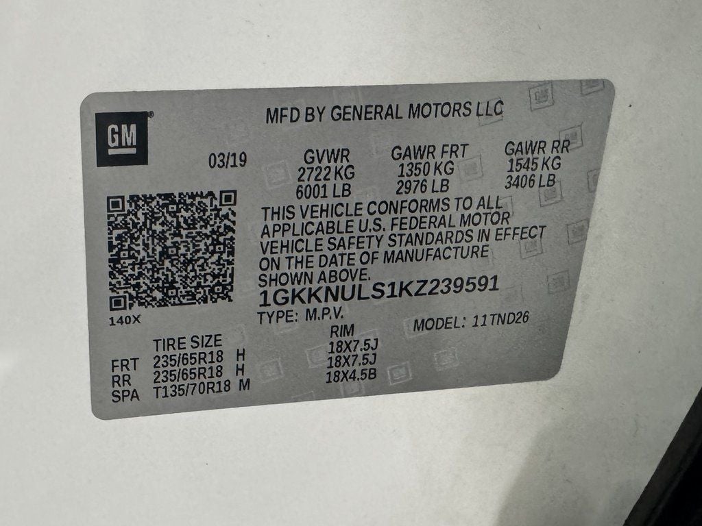 2019 GMC Acadia SLT-1