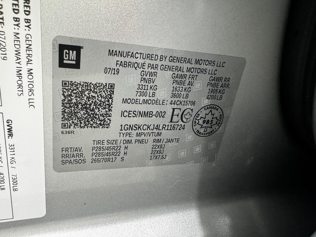 2020 Chevrolet Tahoe Premier