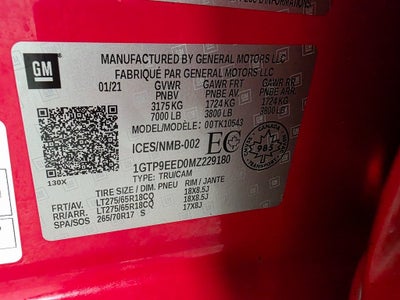 2021 GMC Sierra 1500 AT4