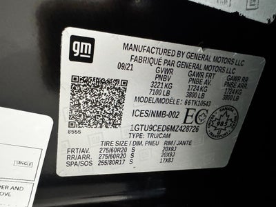 2021 GMC Sierra 1500 Elevation