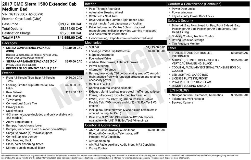 2017 GMC Sierra 1500 Base