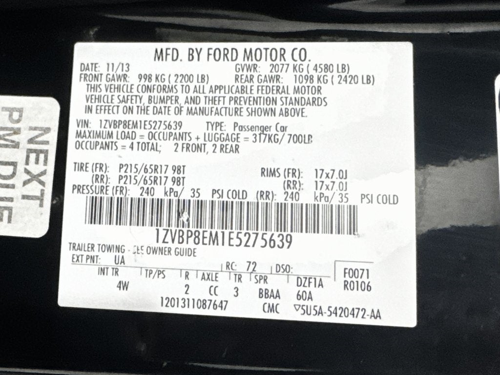 2014 Ford Mustang V6 Premium