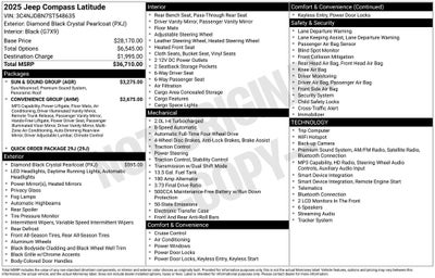 2025 Jeep Compass Latitude