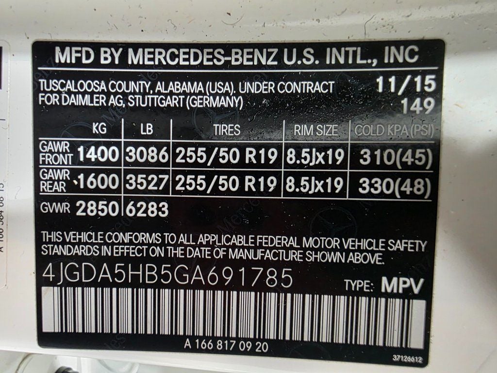 2016 Mercedes-Benz GLE GLE 350 4MATIC®