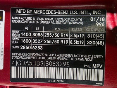 2018 Mercedes-Benz GLE GLE 350 4MATIC®