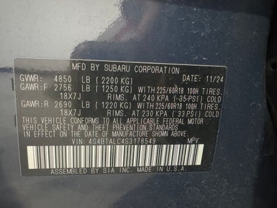 2025 Subaru Outback Onyx Edition