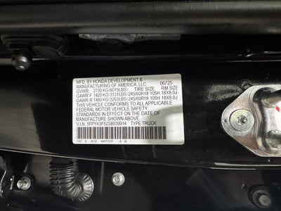 2025 Honda Ridgeline RTL