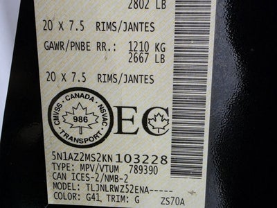 2019 Nissan Murano SL