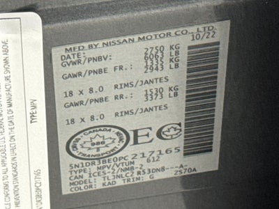 2023 Nissan Pathfinder SV