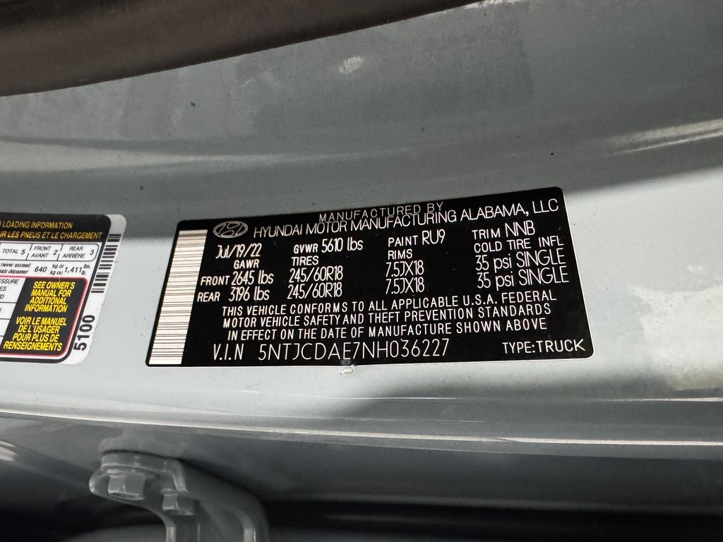 2022 Hyundai Santa Cruz SEL
