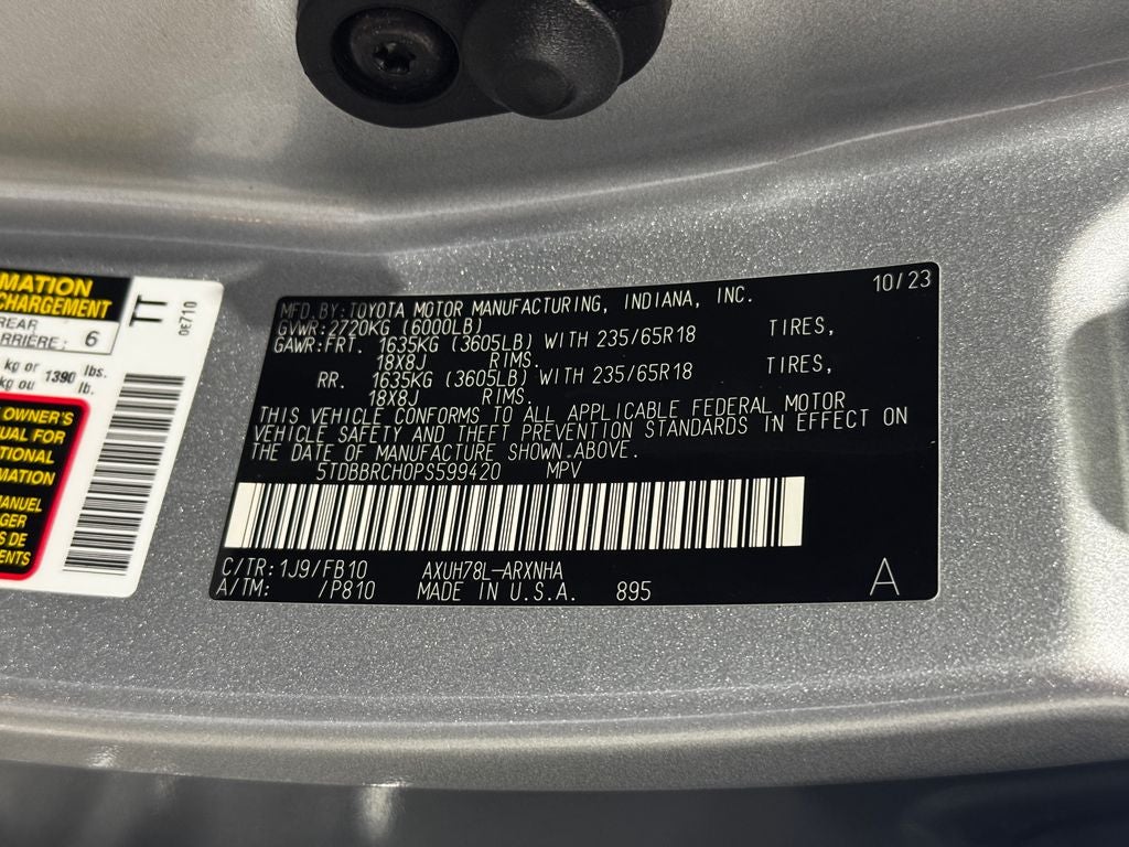 2023 Toyota Highlander Hybrid LE