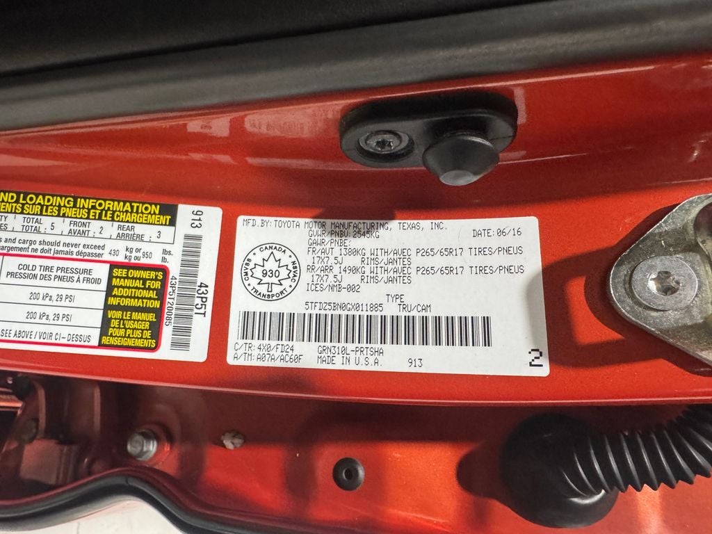 2016 Toyota Tacoma TRD Sport V6