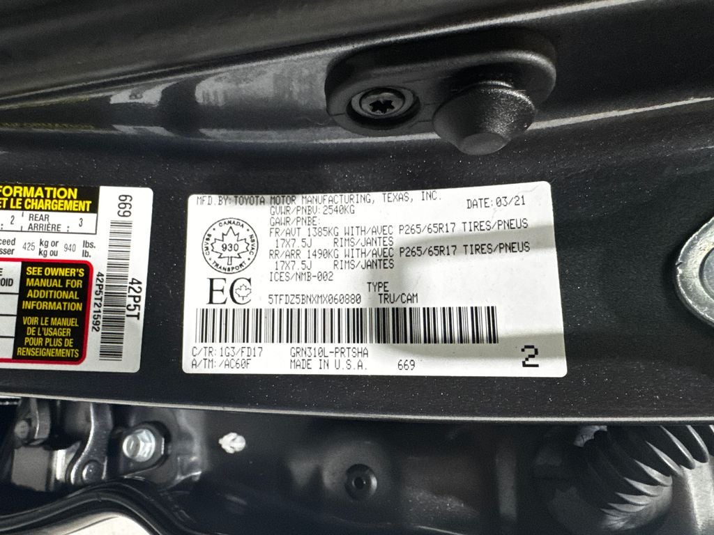 2021 Toyota Tacoma TRD Sport V6