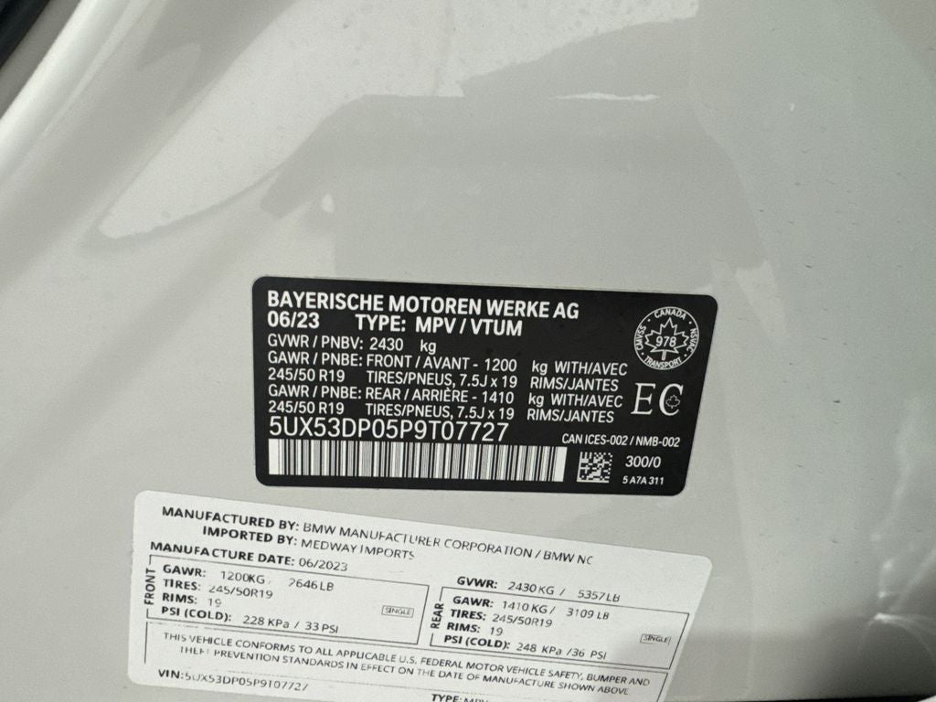 2023 BMW X3 xDrive30i