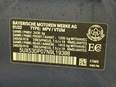 2022 BMW X3 xDrive30i