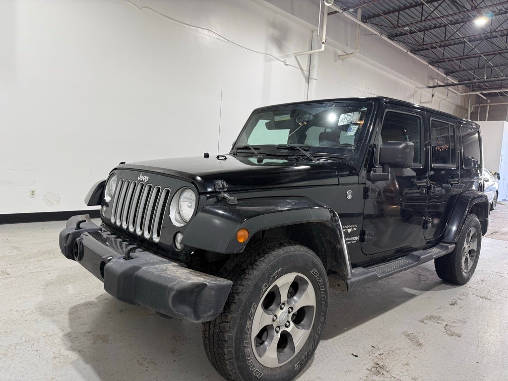 Used 2018 Jeep Wrangler Unlimited Sahara with VIN 1C4BJWEGXJL842245 for sale in Kansas City